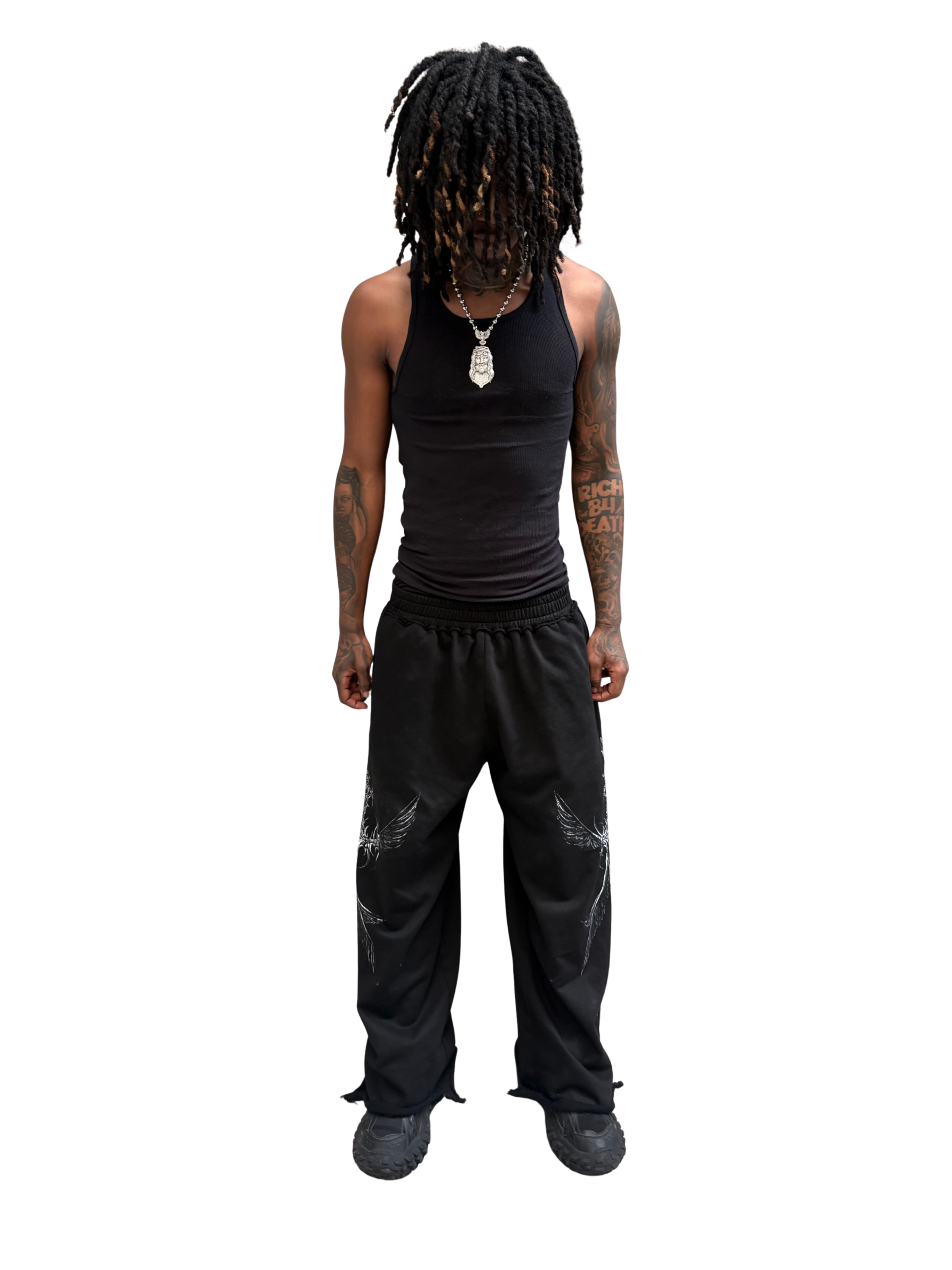 CROSSSWORD DISTRESSED SWEATS